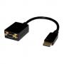 Przejściówka, konwerter (adapter) Display Port na VGA (D-sub) Lindy 41017
