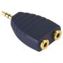 Rozdzielacz mini jack (3.5mm) - 2x gn. mały jack (3.5mm) stereo Bandridge Premium SAY 424 (SAY424)